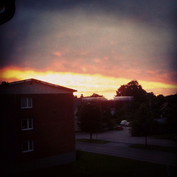 Outside my window right now. Heaven is on fire!