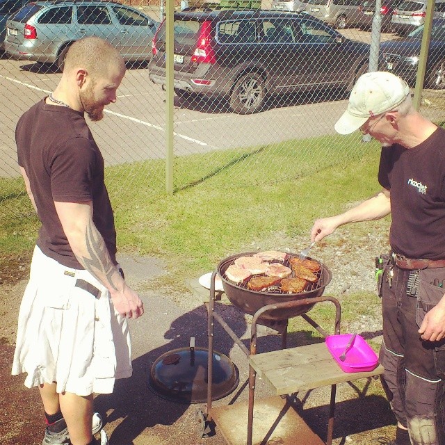 Fredags grillning på jobbet