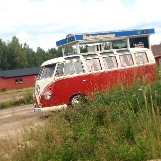 Tankning på Sollerö macken...