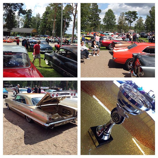 Mycket fina bilar på Yankee Car Meet Arvika idag...