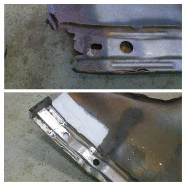 Impala fender part 2. Before/after.