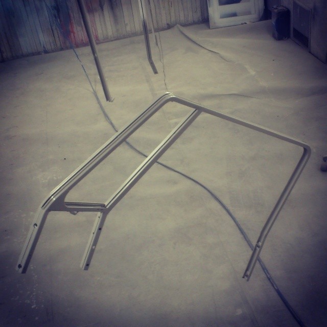 Frames in Epoxy primer...