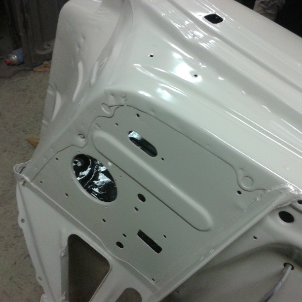 Primer! Bodywork started! 1951 Chevrolet Fleetline Deluxe lowrider project.